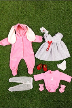 Одяг для ляльки Baby Born / Бебі Борн – комплект одягу "Милий" з 8 речей