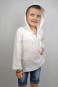 Рубашка белая батистовая для мальчика