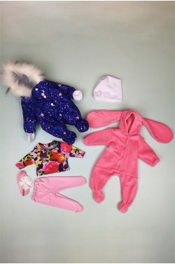 Набір одягу осенне-зимний для Baby Born 40 - 44 см (7 речей)