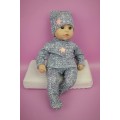Костюм-тройка "Синий деним" (36см)