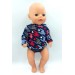 Одежда для куклы Baby Born / Беби Бон 36-38см футболка в принт космический
