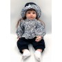 Одежда для куклы реборн 55 см, Красивая Одежда для куклы 55 см, Комплект "Яна" из 4 нарядных вещей кукольная одежда, Одежда для куклы реборн