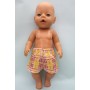 Шортики в клетку - одежда для куклы baby born 40 - 43 см