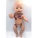 Набор "Дачный" из хлопка - одежда для пупса Беби Бон / Baby Born 40 - 44 см