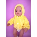 Плюшевая кофта "Одуванчик" для пупса Baby Born 40 - 44 см