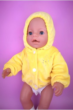 Плюшева кофта "Кульбаба" для пупса Baby Born 40 - 44 см