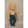 Колготки синие в горошек для пупса Baby Born 40 - 44 см