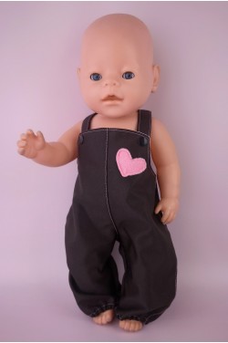Комбінезон шоколадний для Baby Born 40 - 45 см