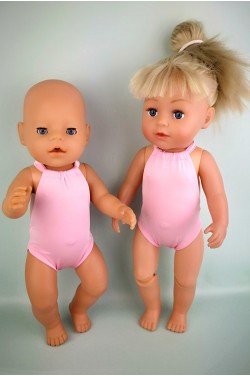 Одежда для пупса 42 - 44 см - Купальник нежно розовый для Baby Born, Antonio Juan