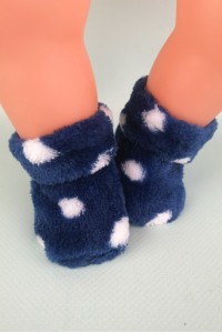Носки махровые синие - Одежда для куклы baby born беби бон 40 - 43 см