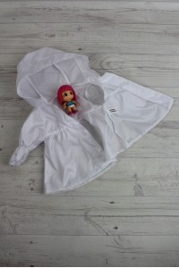 Плащ белый для пупса Baby Born 40 - 44 см