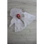 Плащ белый для пупса Baby Born 40 - 44 см