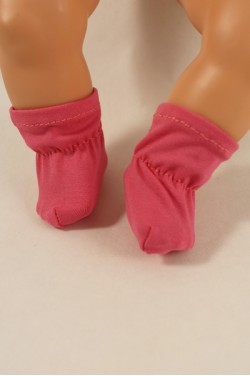 Шкарпетки темно-рожеві для пупса Baby Born 40 - 44 см