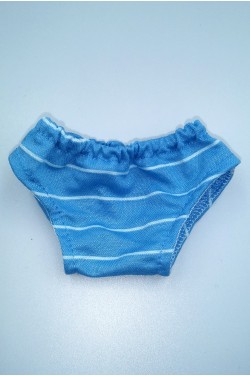 Трусы голубые в полоску для пупса baby born 40 - 44 см