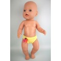 Плавки жовті для пупса Baby Born 40 - 44 см