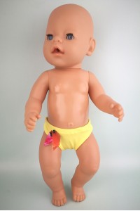 Плавки жовті для пупса Baby Born 40 - 44 см