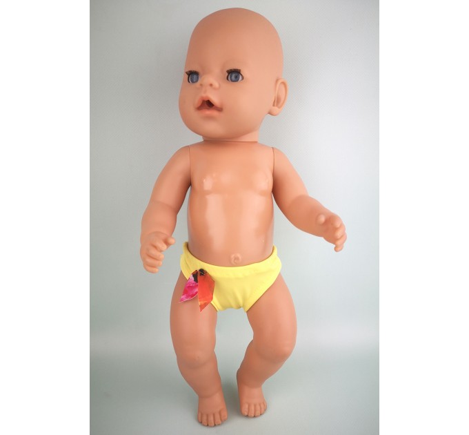 Плавки жовті для пупса Baby Born 40 - 44 см