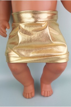 Юбка золотая для пупса Baby Born в ассортименте