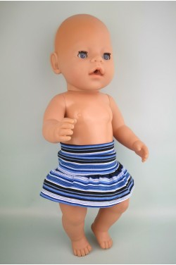 Смугаста спiдниця для пупса Baby Born 40 - 44 см