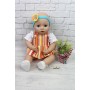 Костюм с полосатым сарафаном (46 см)
