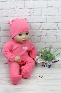 Чоловічок «Baby» рожевий (46 см)