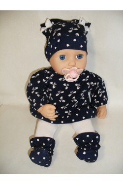 Костюм «Бантики-сердечки» (44 см)