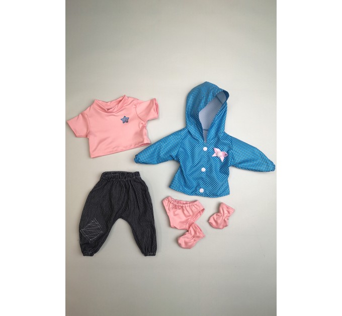Комплект одежды для куклы Baby Born (8 единиц)