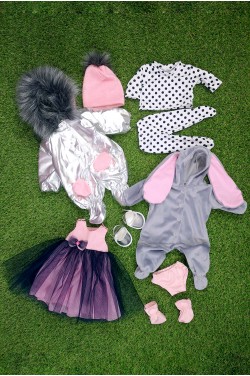 Одяг для ляльки Baby Born / Бебі Борн - комплект одягу "На подарунок" з 9 речей