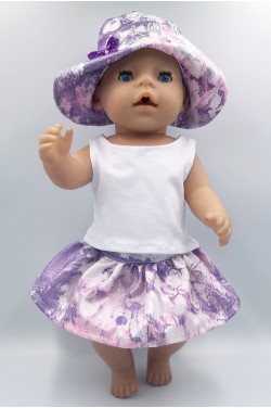 Костюм "Сирень" для пупса Baby Born 40 - 44 см