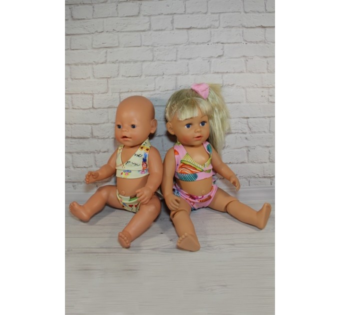 Купальник раздельный для Baby Born