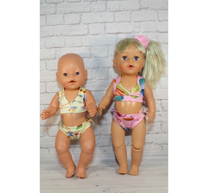 Купальник раздельный для Baby Born