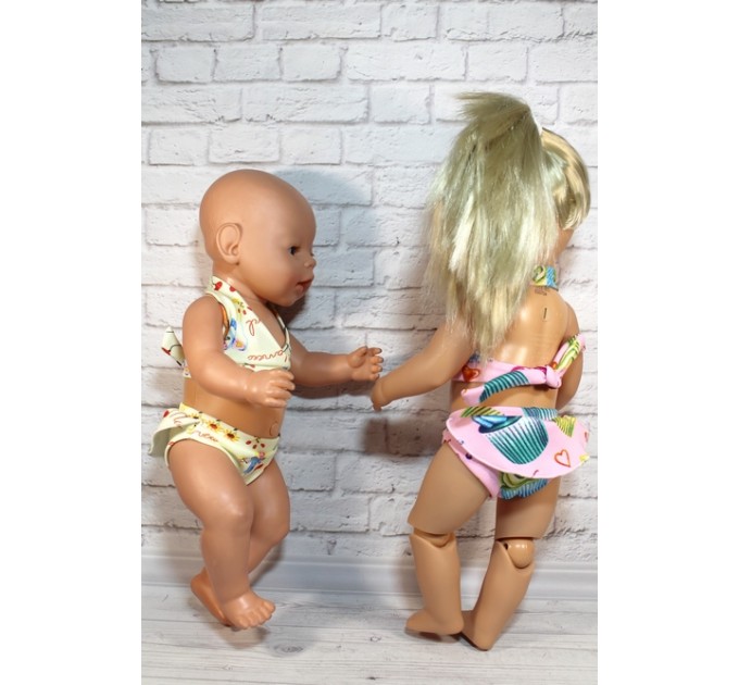 Купальник раздельный для Baby Born