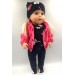 Костюм с велюровой кофтой для пупса Baby Born 43см (5 вещей)