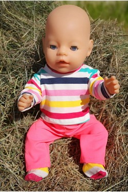 Костюм "майский" - одежда для пупса baby born / беби бон 40 - 43 см