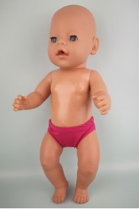 Трусики-плавки малинові для пупса Baby Born