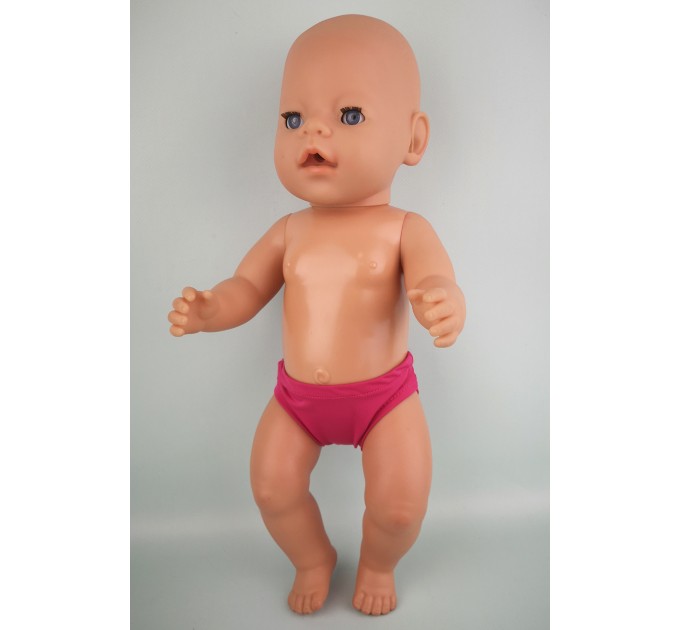 Трусики-плавки малинові для пупса Baby Born