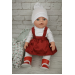 Комплект с червоним сарафаном