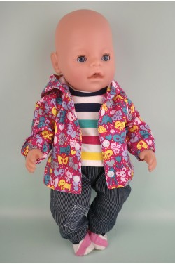 Костюм "Сентябрь" - одежда для пупса Baby Born 40 - 44 см