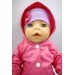 Костюм розово-сиреневый одежда для пупса Baby Born 43см