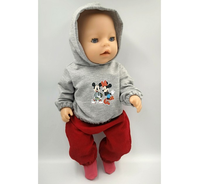 Костюм "Привет, Микки" для пупса Baby Born 43см