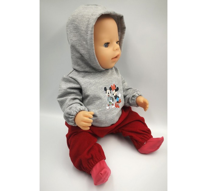 Костюм "Привет, Микки" для пупса Baby Born 43см