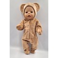 Одяг для пупса Baby Born / Бебі Борн 40 - 44 см Комбінезон "Ведмедик"