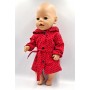 Одежда для Baby Born - Халатик красный