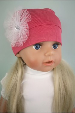 Шапка "Красивая" для куклы Baby Born 40 - 44 см ТМ "Лапси-Лапси"