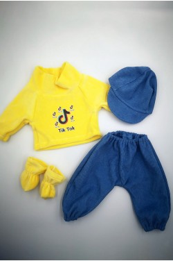 Костюм "Тик-Ток" для пупсов 42-45 см - одежда мальчику Baby Born