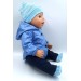 Костюм "Непосида" 5 речей - одяг для ляльки Бебі Бон 40 - 44 см