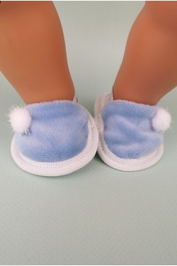 Тапочки голубые - Обувь для Baby Born