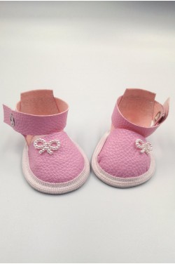 Туфельки нежно-розовые - обувь кукле Baby Born / Беби Бона
