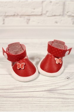 Туфельки красные