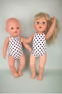 Купальник в горошек для куклы Baby Born 40 - 43 см Купальник в горошек для куклы Baby Born 40 - 43 см